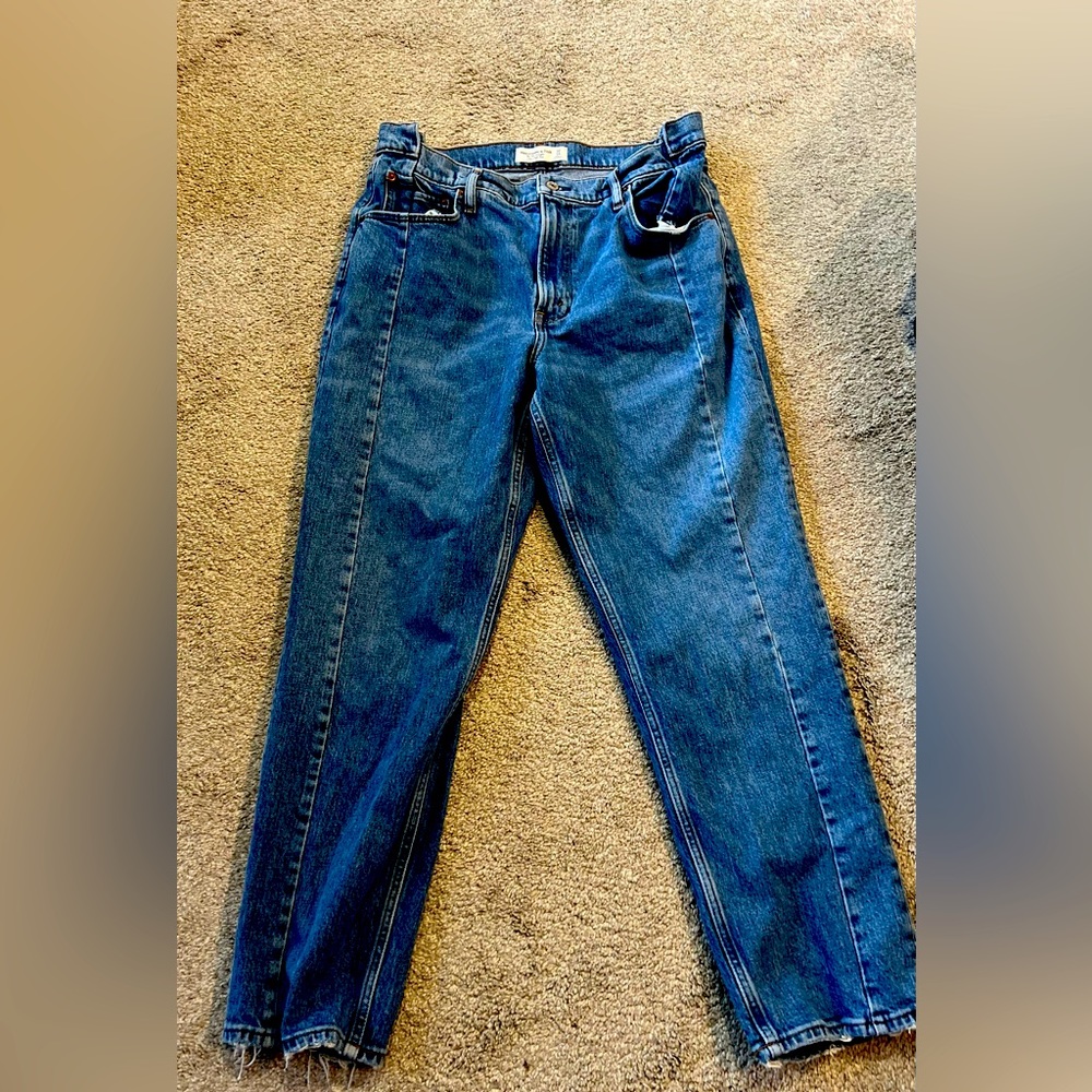 Abercrombie & Fitch the 90s straight ultimate high rise